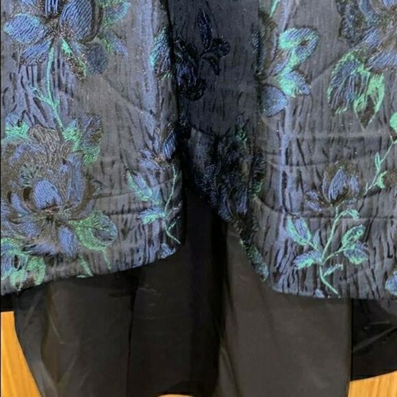 Aidan by Aidan Mattox Jacquard High Low Dress - Picture 6 of 10